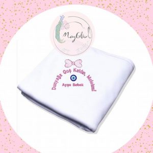 Păturică bebe Fetiță Personalizată