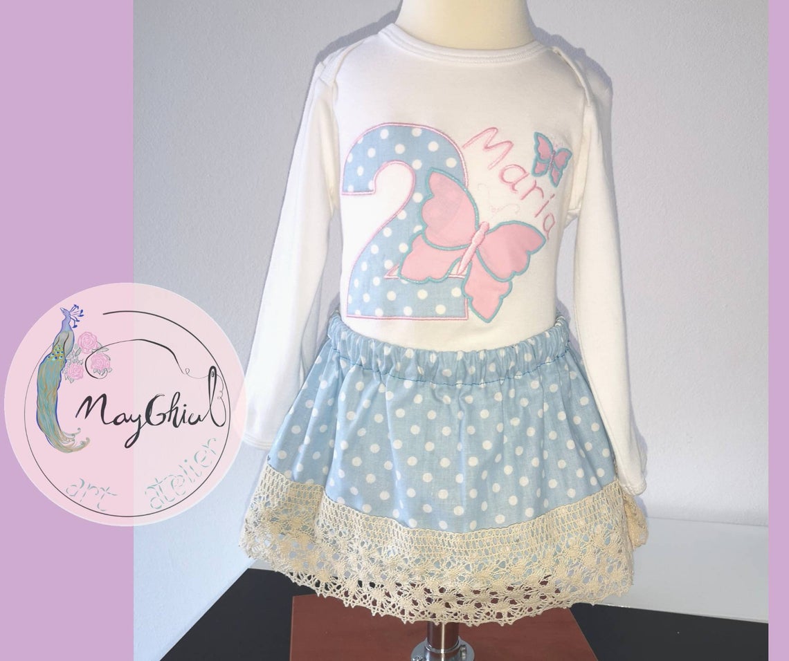 Set body sau tricou cu fustiță - imagine 5