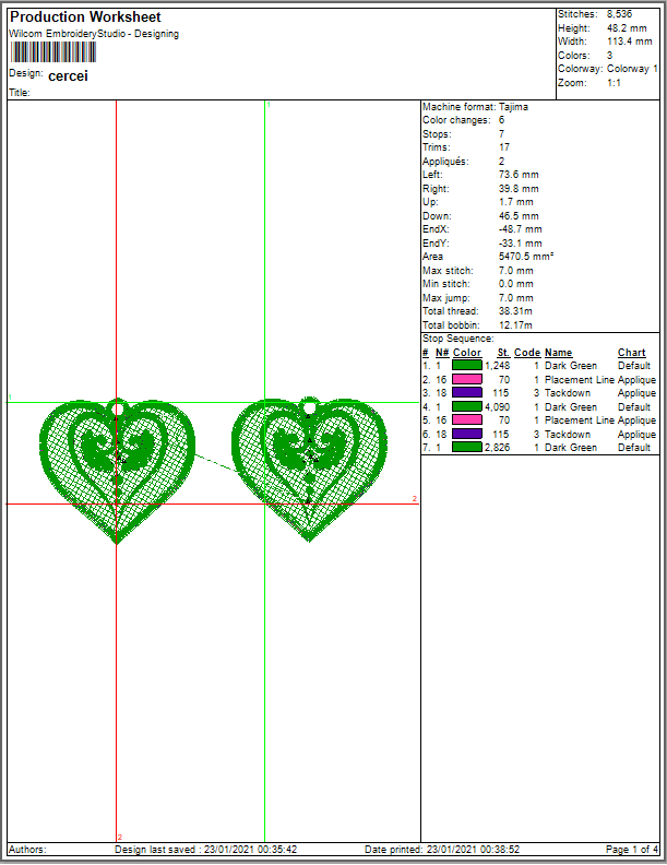 Program Broderie Design Digital Cercei Inimi - imagine 2