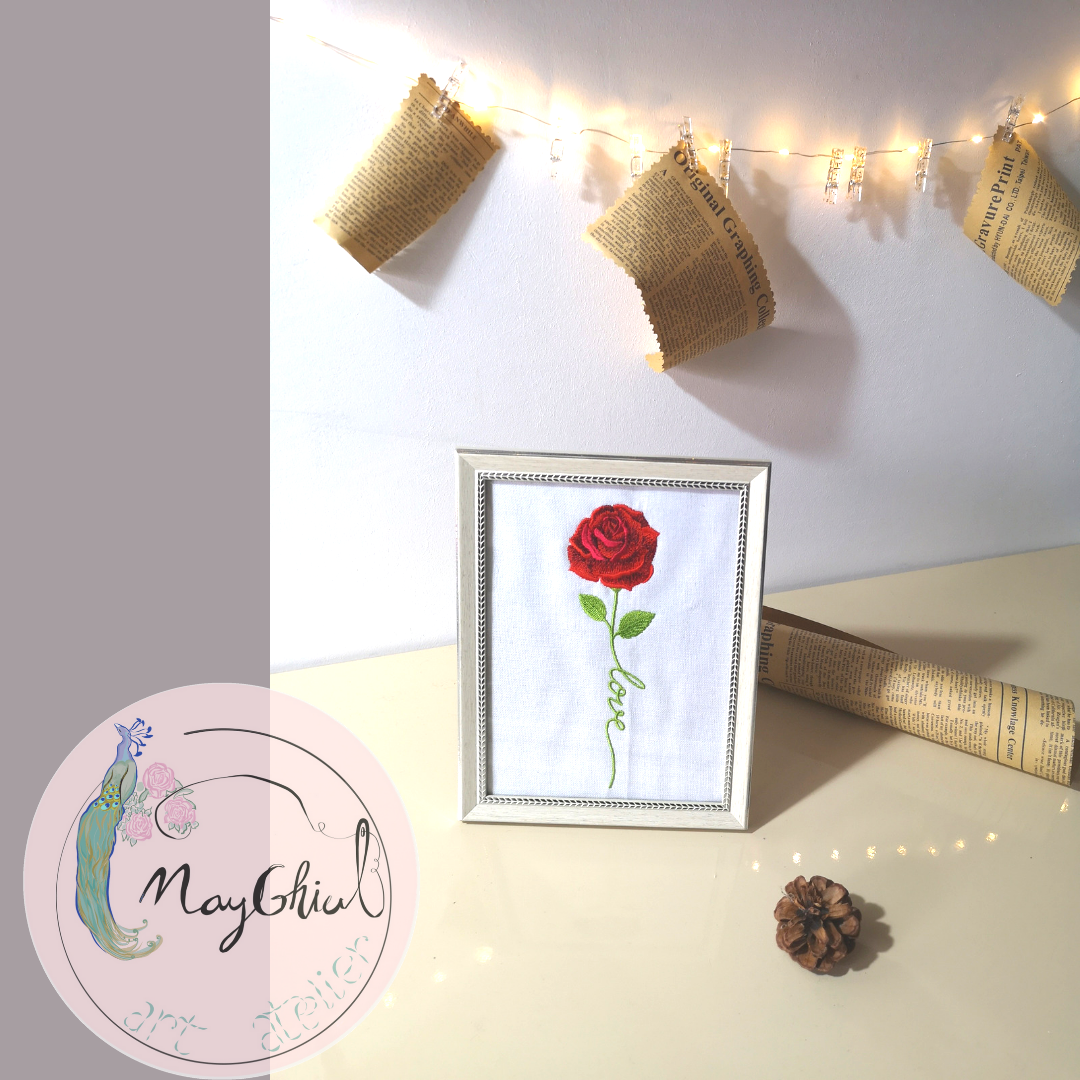 Tablou Brodat Love - imagine 2