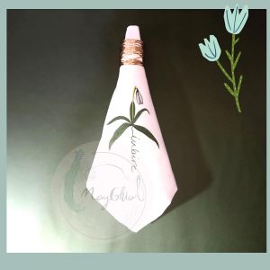 ȘERVET BRODAT CU MESAJ