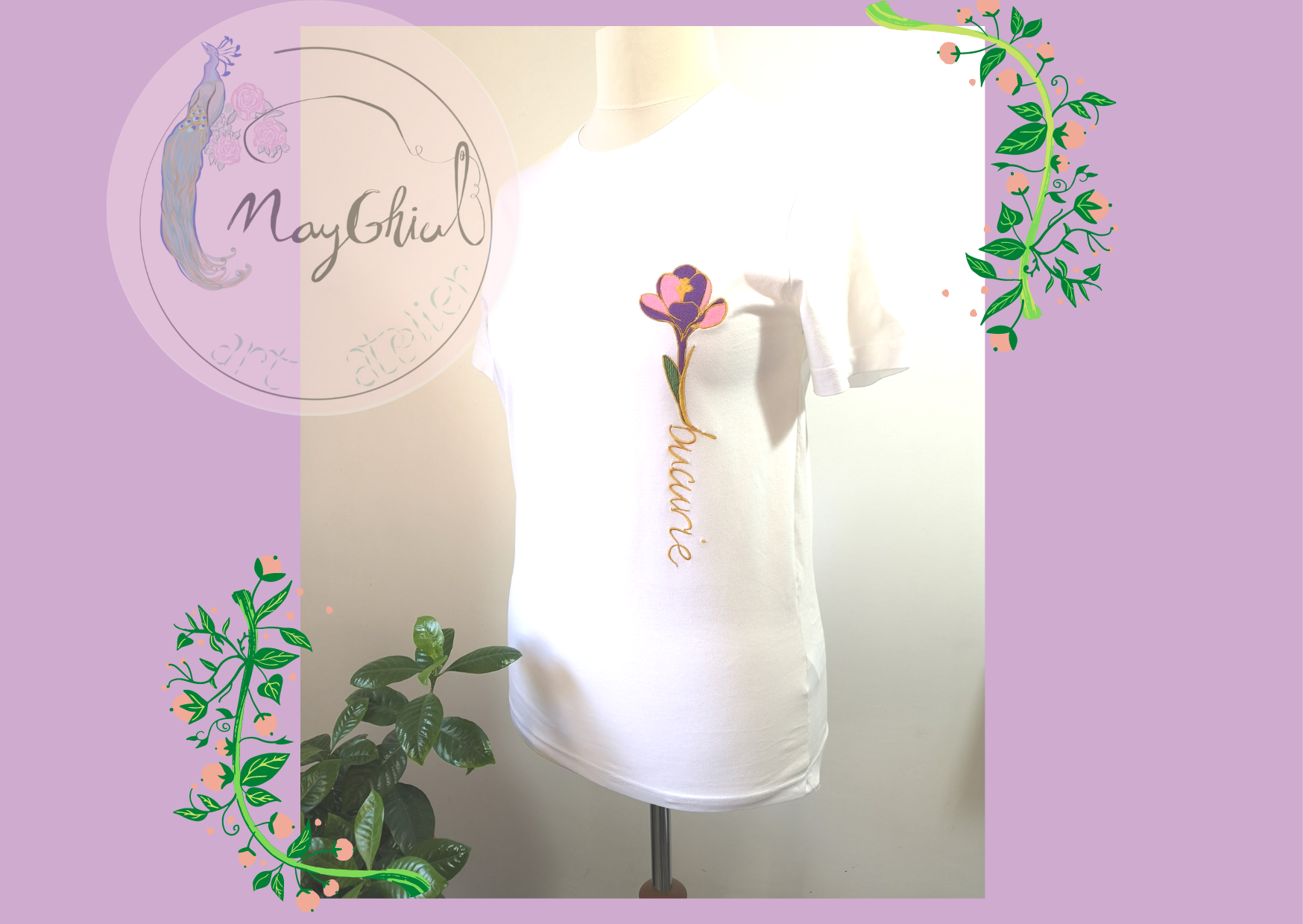 Tricou Brandusa Bucurie