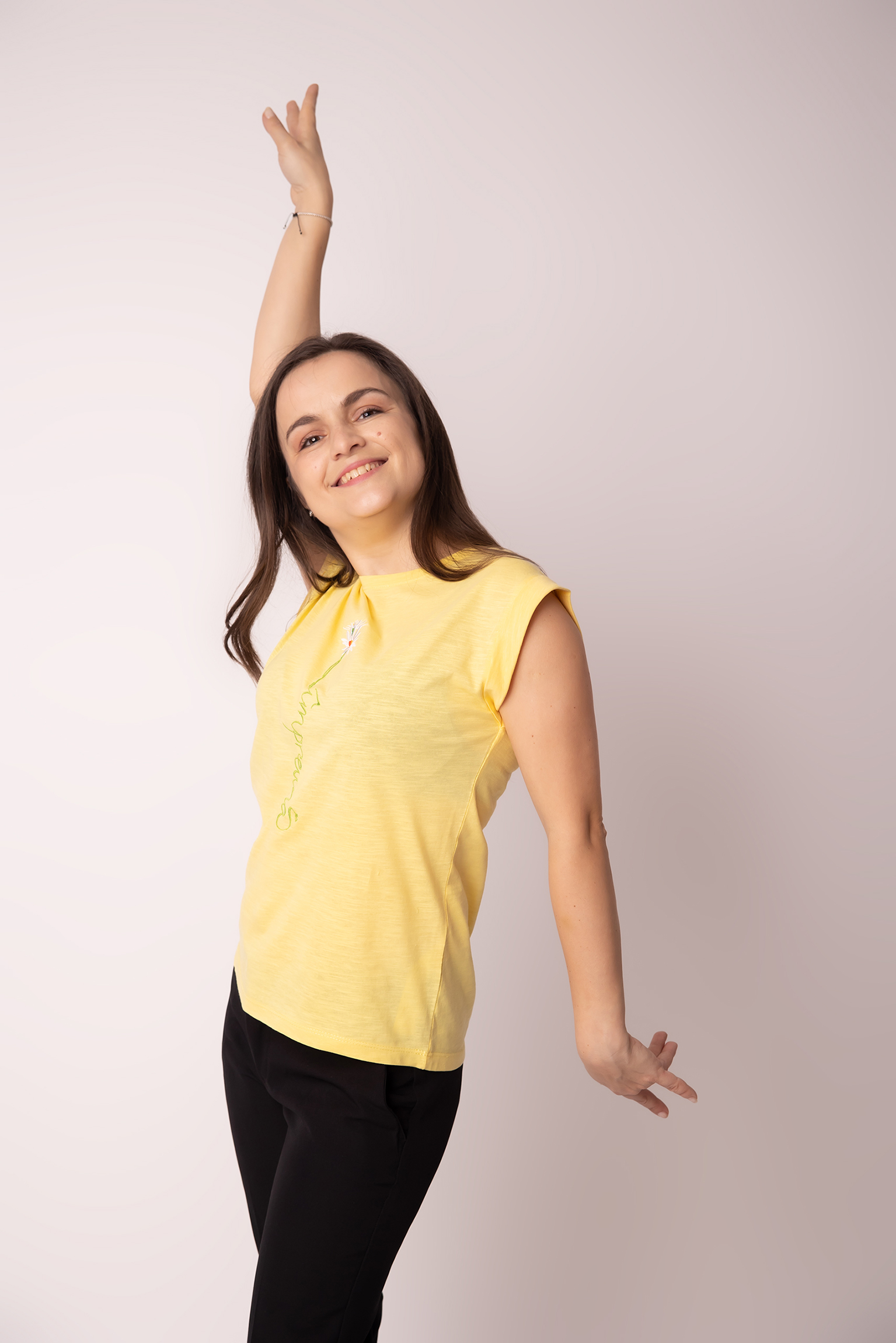 Tricou brodat cu mesaj Împreună - imagine 2